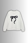 GoGoTrendy Bisiklet Yaka Desenli Sweatshirt GoGoTrendy Bisiklet Yaka Desenli Sweatshirt