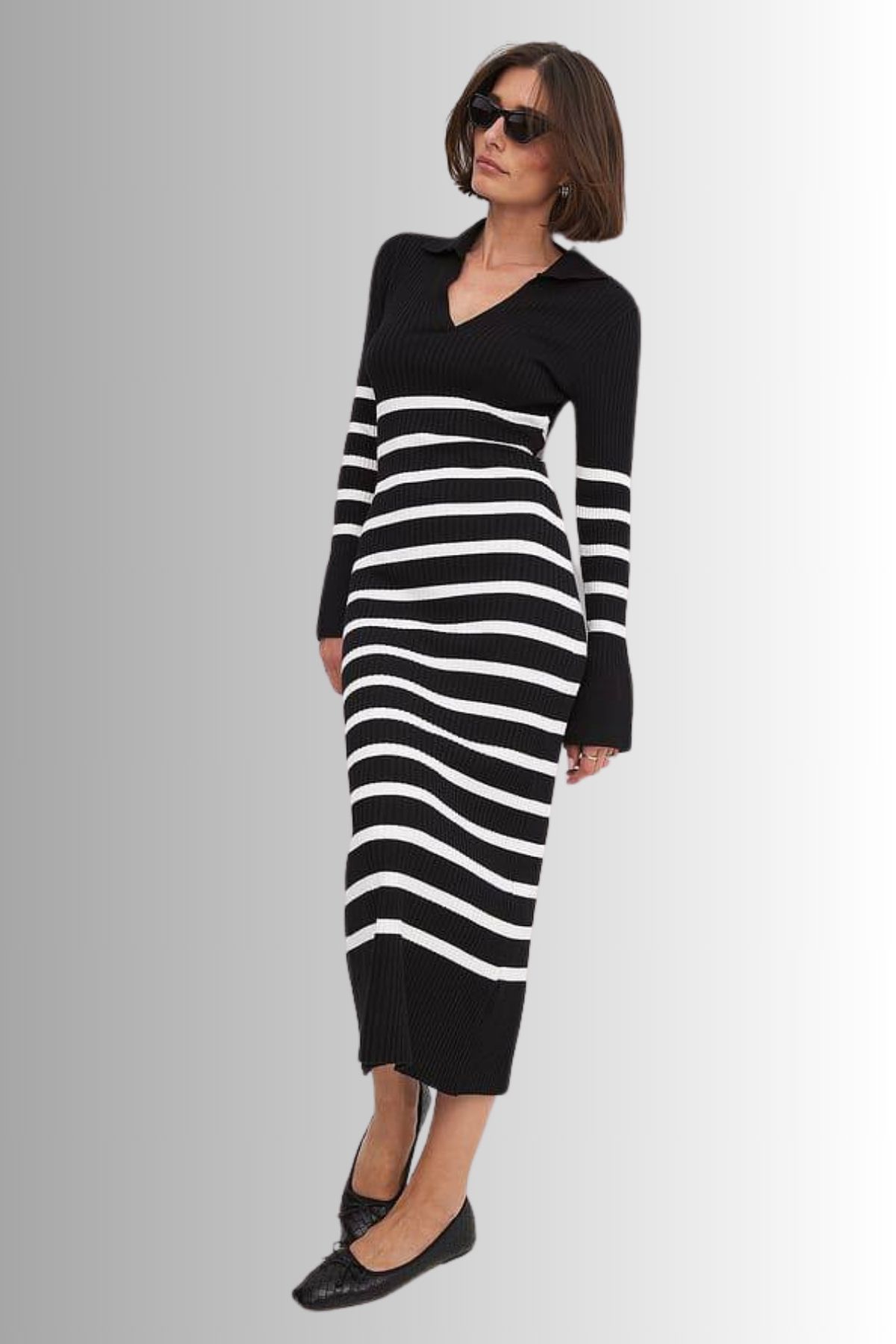 GoGoTrendy Örgü Triko Elbise 